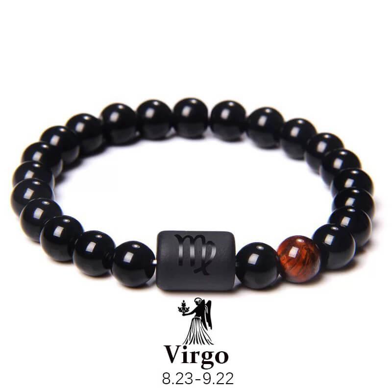 Simple, stylish, retro, and powerful obsidian guards your zodiac sign